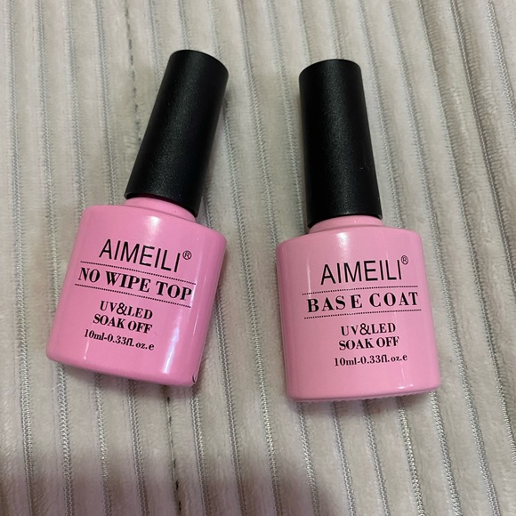 Aimeli Base Coat And No Wipe Top Coat - Picture 2 of 5